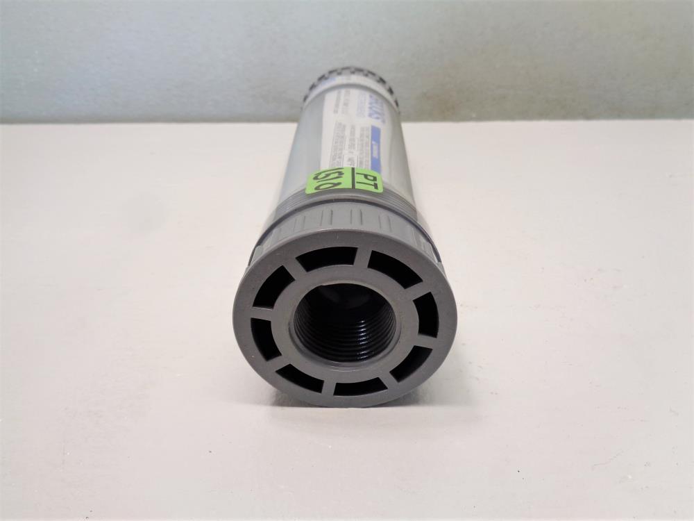 Brooks 1" NPT Glass Tube Variable Area Flow Meter #1303AZ01